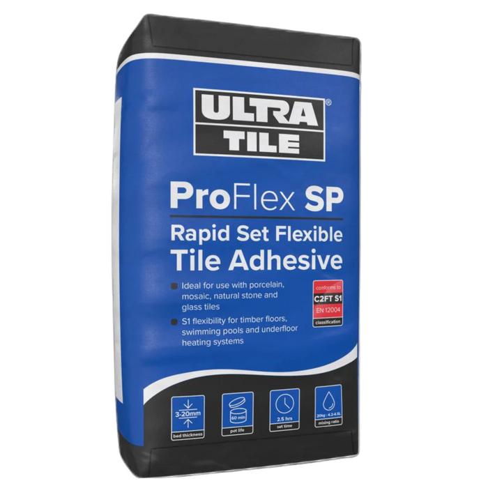 UltraTile ProFlex Flexible Tile Adhesive – 20kg