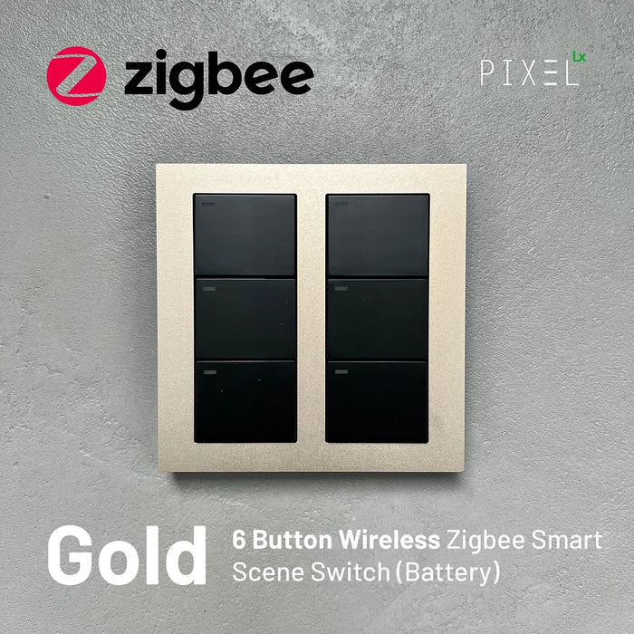 Zigbee 6 Button Wireless Smart Scene Switch: Simplify Your Smart Home